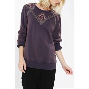 Urban Outfitters Studded Sweatshirt Cozy Boho Vibes